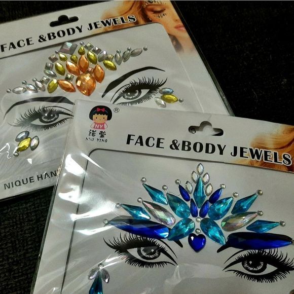 Gemstone Makeup Gemstone Face Body Jewels Two Packs Poshmark
